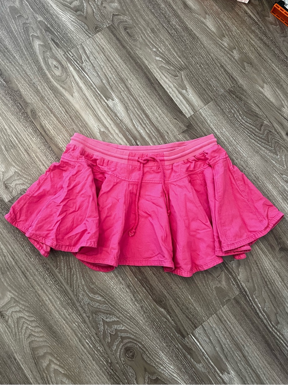 NWOT Daily Practice by Anthropologie Pink Courtside Mini Skirt Size medium